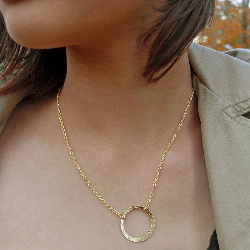 Fashionable Birthstone Necklace-Wholeness Necklace - Gold, India