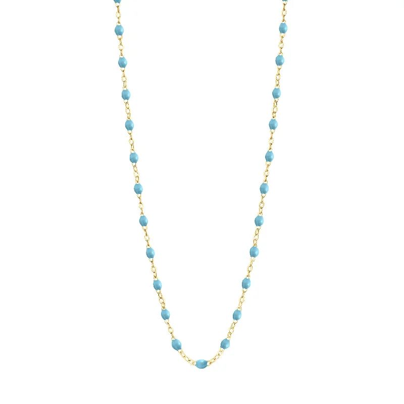 Long Beaded Necklace-Classic Gigi Necklace 17.7"