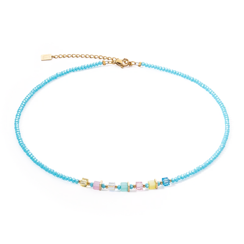 Customizable Wedding Necklace-Joyful Colours Necklace turquoise-multicolor