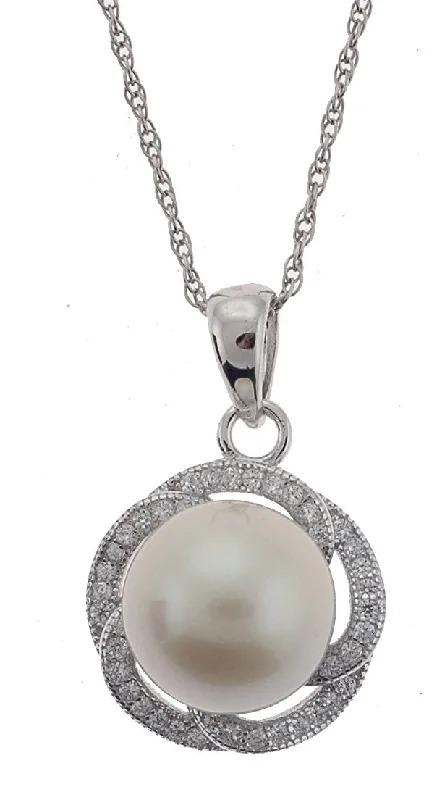 Gemstone Necklace for Weddings-Knot South Seas Pearl Necklace (SKU: 192636)