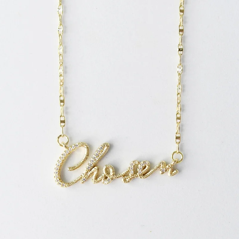 High-Quality Silver Necklace-Chosen Gold Necklace I-29