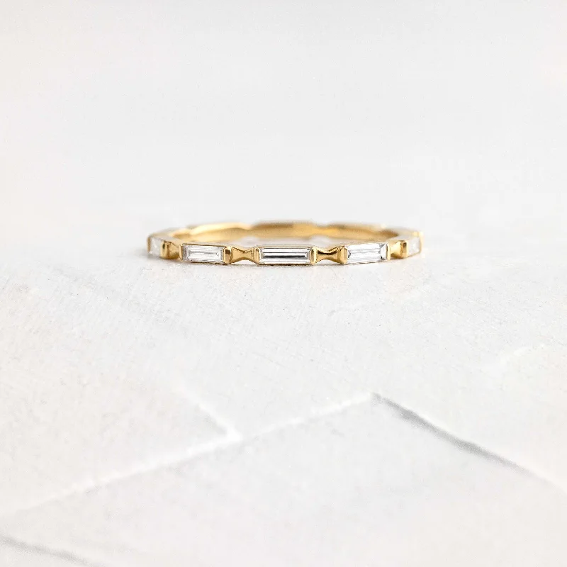 Custom Engagement Ring Set for Women-Latitude Band