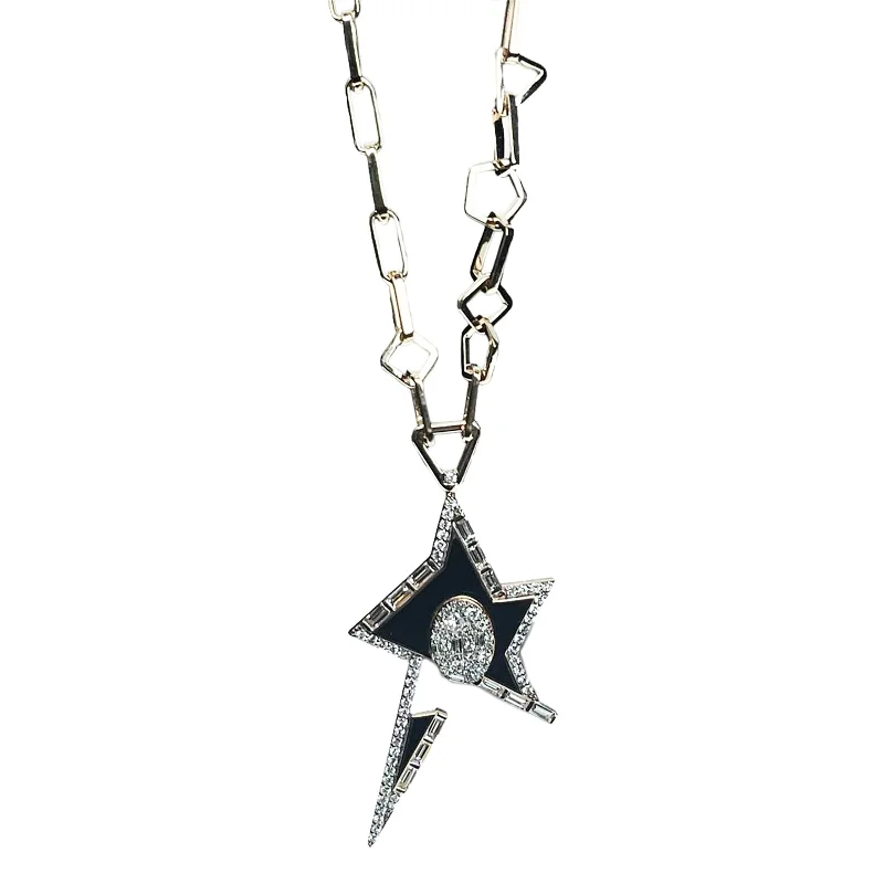 Custom Bridal Necklace-Fallen Star Necklace