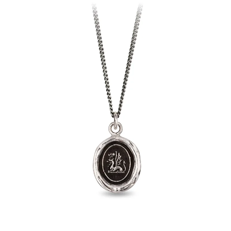 Luxury Silver Necklace-Protection Talisman Necklace