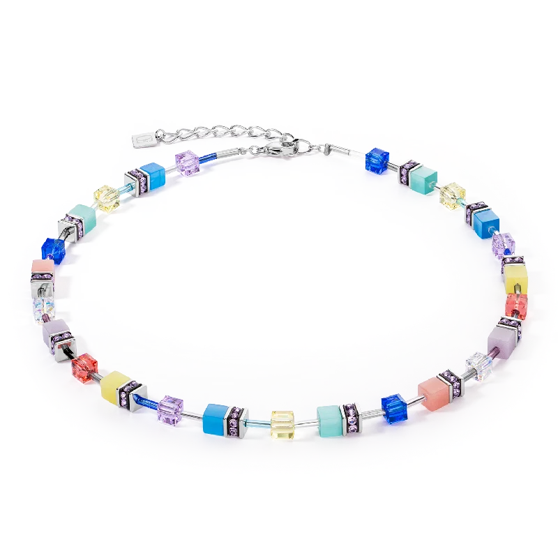 Unique Bridal Necklace-GeoCUBE® Iconic necklace Happiness