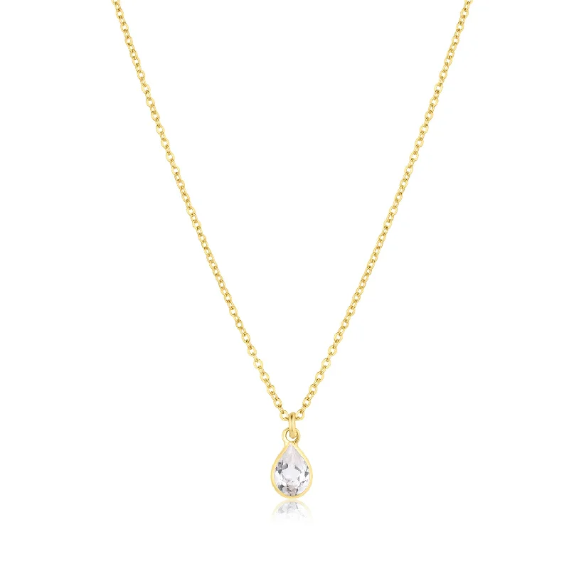 Classic Necklace with Diamonds-Everett Necklace