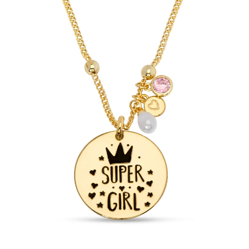 Luxury Pearl Necklace-"Super Girl" Necklace