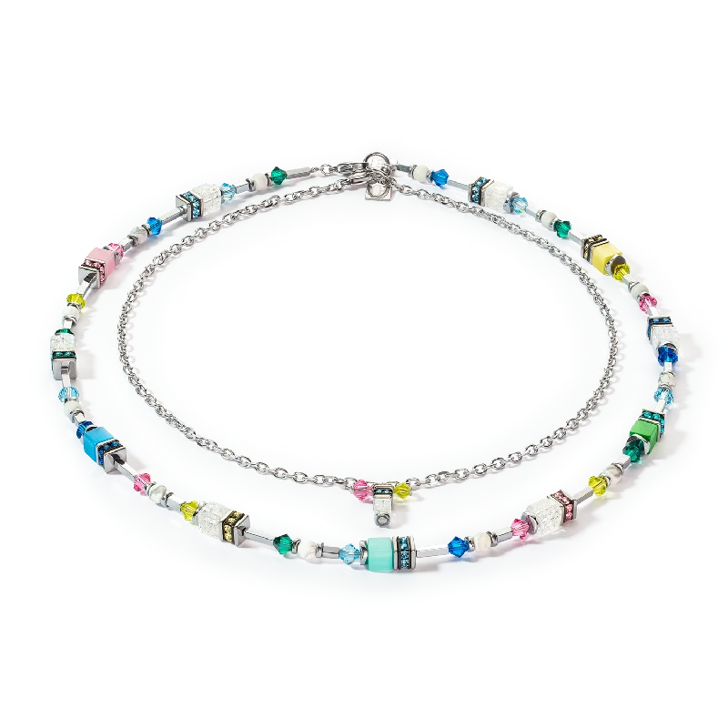 Wedding Jewelry Necklace for Bride-Summer Dream necklace multicolour pastel