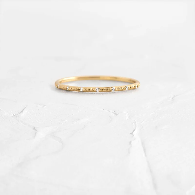 Simple Gold Wedding Band-Sidestep Band - In Stock