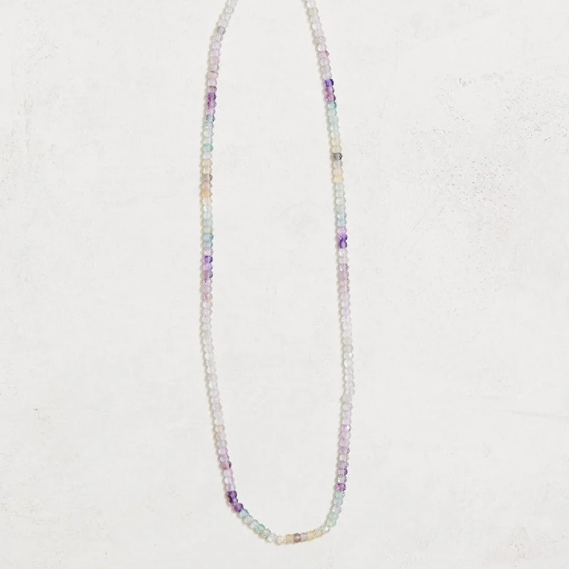 Stunning Gemstone Necklace-Fluorite Necklace