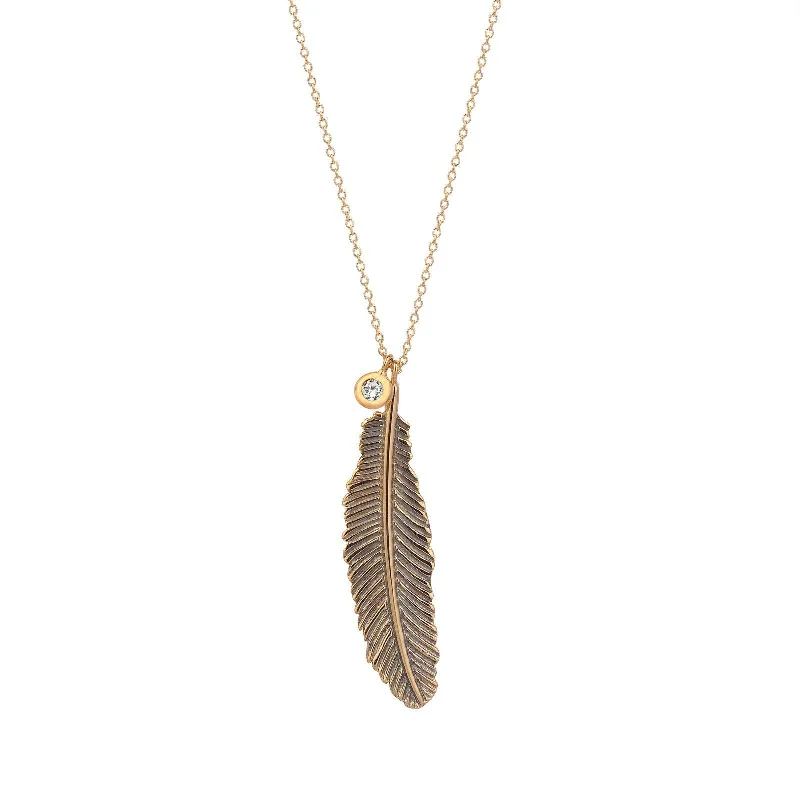 Gorgeous Pearl Necklace-Maxi Feather Necklace