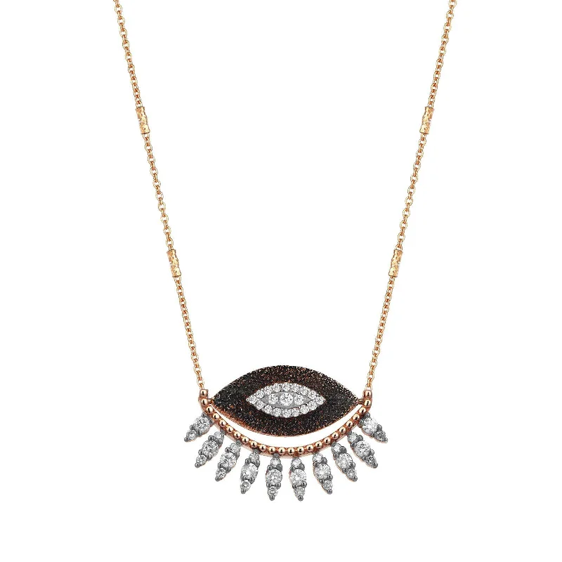 Classic Necklace with Diamonds-Raia Slim Chain Necklace