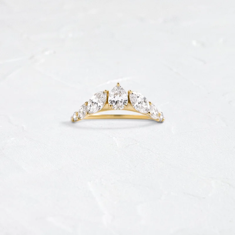 Trendy Wedding Rings-Attune Band