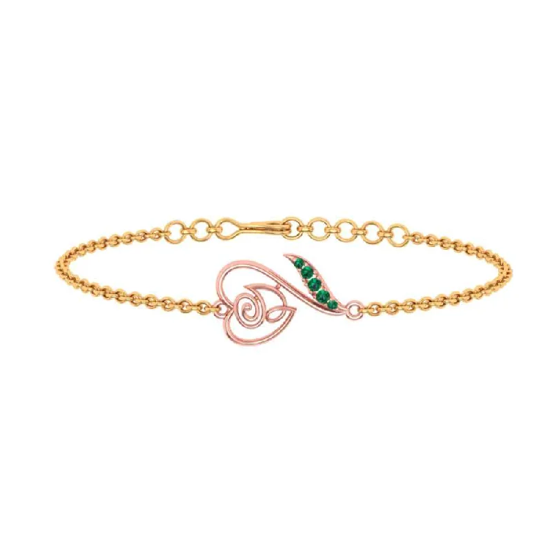 Elegant Adjustable Bracelet-Rosy Gold Bracelets