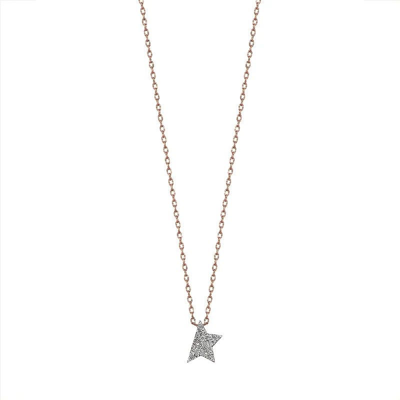 Customizable Gold Necklace-Mini Comet Necklace